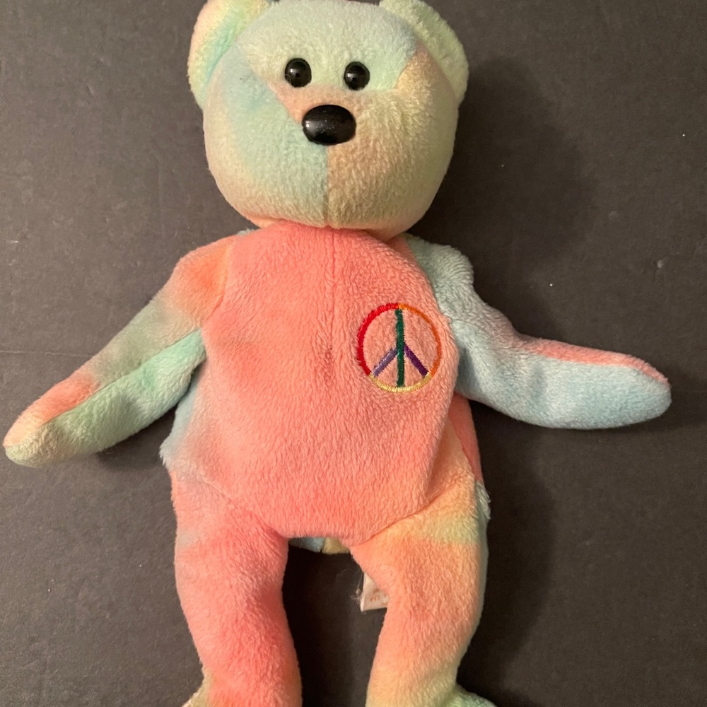 Ty peace bear no tag